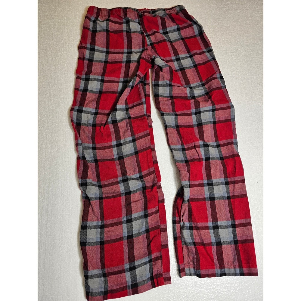 Indiana University Hoosiers Women Red Plaid Pajama Pants Bottom‎ Drawers Small - Picture 5 of 5